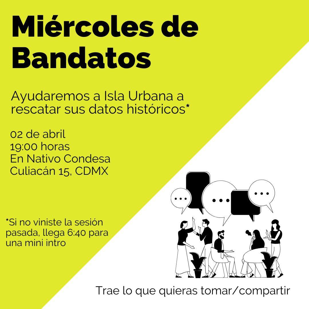 Flyer Miércoles de Bandatos