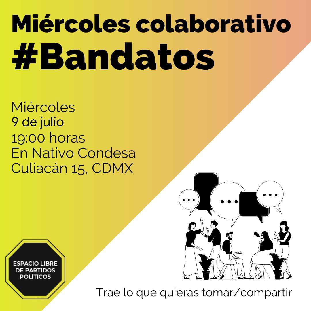 Flyer Reunión Bandatos