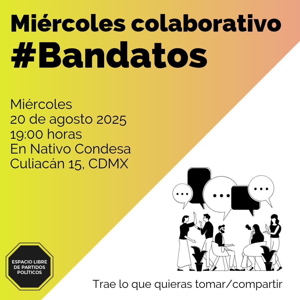 Flyer Bandatos continúa – Miércoles 20 de agosto