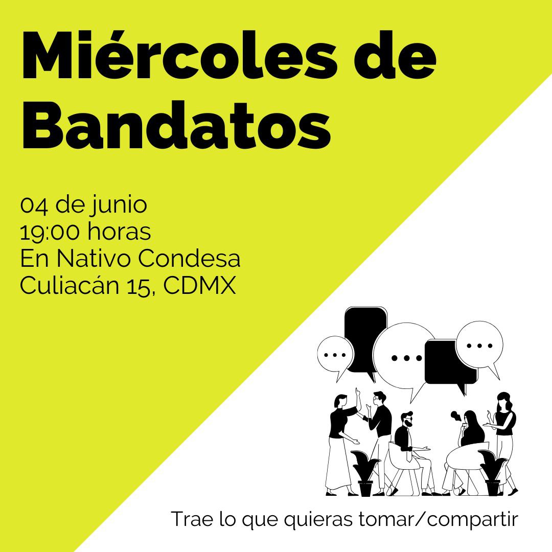 Flyer Convocatoria #Bandatos